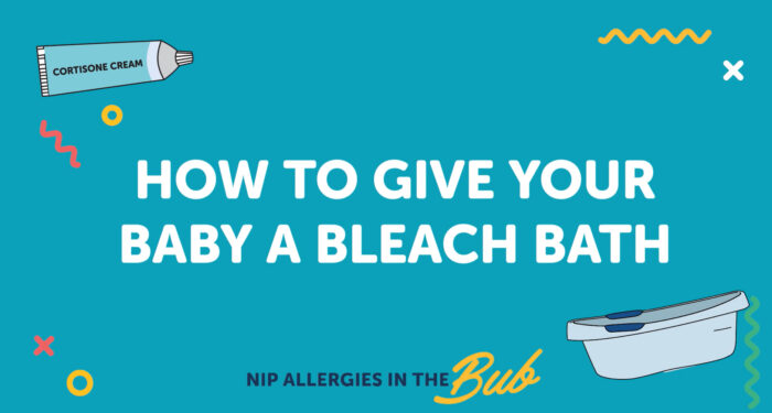 How to give your baby a bleach bath