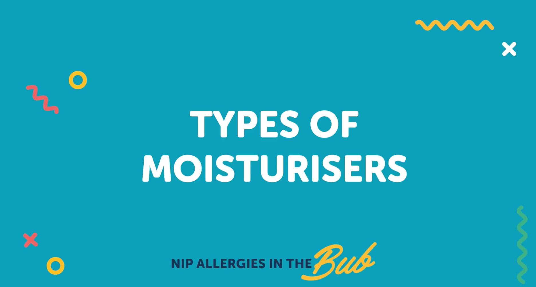 Types of moisturisers